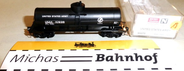 USAX 10936 39&#039; Single Dome Tank Car Micro Trains Line 65370 1:160 ¡18 å