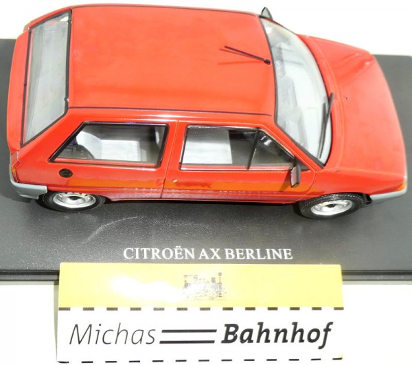 Citroen AX Berline rot Ixo Hachette Diecast 1:24 LC1 µ