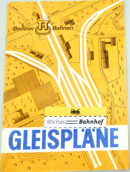 BTTB Gleispläne gelb-orange Berliner TT Bahnen TT 1:120 HU3 å