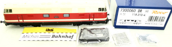 Roco 7300060 118 210-4 Diesellok DR Getriebe laut 1:87 OVP Lj3 µ