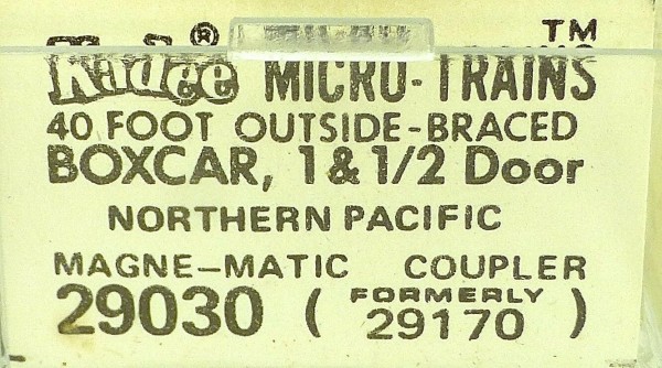 40´ Outside Br Boxcar NORTHERN PACIFIC 8000 Micro Trains Line 29030 N 1:160 C å*