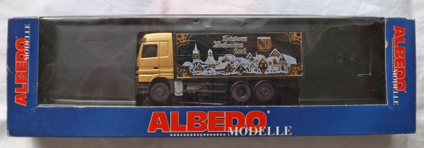 Albedo Mercedes Benz Actros Weihnachten 2002 Heilsbronn OVP 1:87 H0 # å