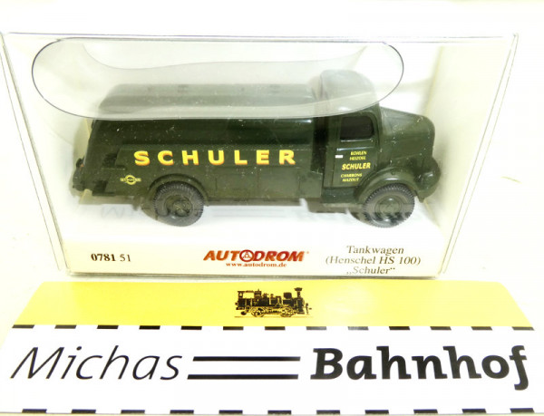 Wiking 0781 51 Tankwagen Henschel HS 100 Schuler H0 1:87 HF3 å