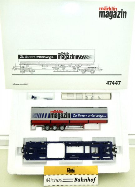 Märklin 47447 Taschenwagen Jahreswagen 2003 H0 1:87 OVP HD3 å