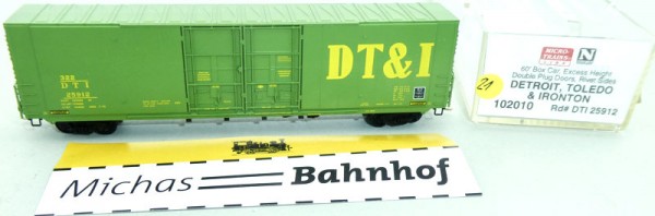 DTI 25912 60&#039; Box Car Excess Height Micro Trains Line 102010 N 1:160 Ö21 å