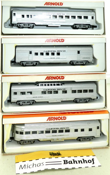 Arnold California Zephyr 4tlg silver Lookout Ranch Stag CedarN 1:160 OVP LD2 å