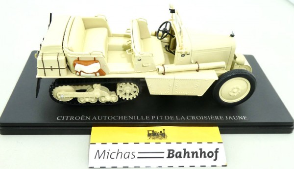 Citroen P17 Kettenfahrzeug okker Autochenille Ixo Hachette Diecast 1:24 KB1 µ