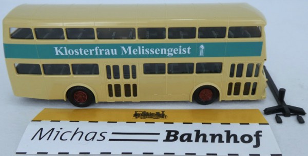 Klosterfrau Melissengeist Doppeldecker DE Büssing Bus Berlin BVG Omnibus H0 å