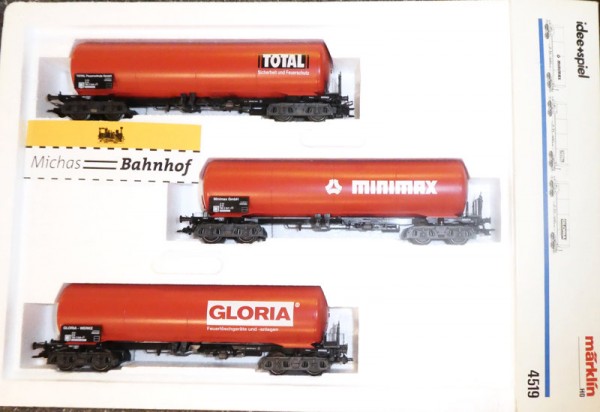 Märklin 4519 Idee&amp;Spiel Feuerlöschzug minimax total gloria OVP H0 HH4 å