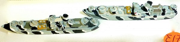 2 x M051 Tarnlackierung Schiffsmodell 1:1250 SHP∑17 å *
