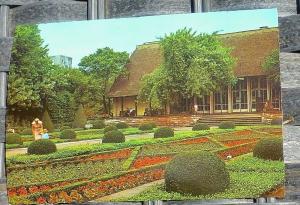 Englischer Garten Berlin Ansichtskarte 50er 60er Jahre Pfb 15 A
