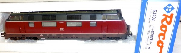V 220 011 1 Diesellok gesupert DSS Roco 63402 OVP H0 1:87 neuwertig KA2 µ *