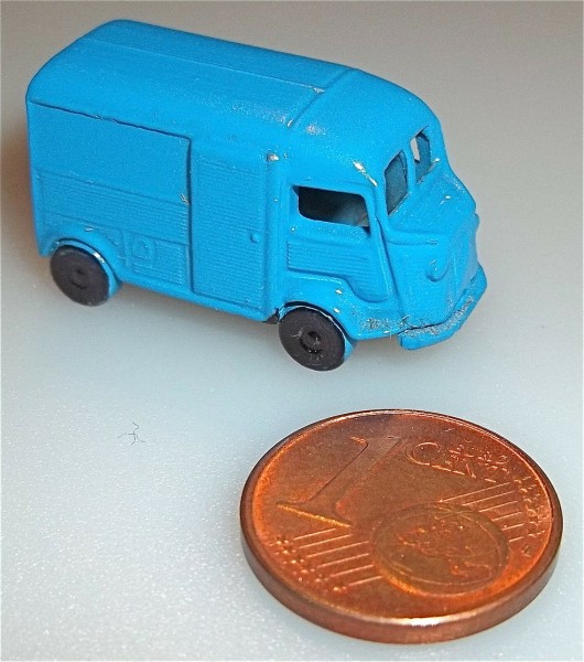 Citroen HY Lieferwagen METALL blau Kleinserie 1:160 å