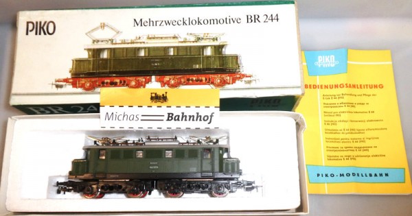 E 144 137-0 Ellok DB Piko DDR 04108 H0 1:87 OVP mit Anleitung Hi3 å