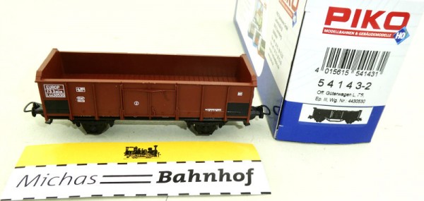 Piko 54143-2 FS Guterwagen L offen Ep3 Wg.Nr 4430530 H0 1:87 OVP Neu HU2