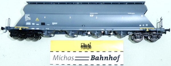 Staubbehälterwagen Bauart Uacs y DR Ep IV Heris 80030-1 H0 1:87 GH1 µ