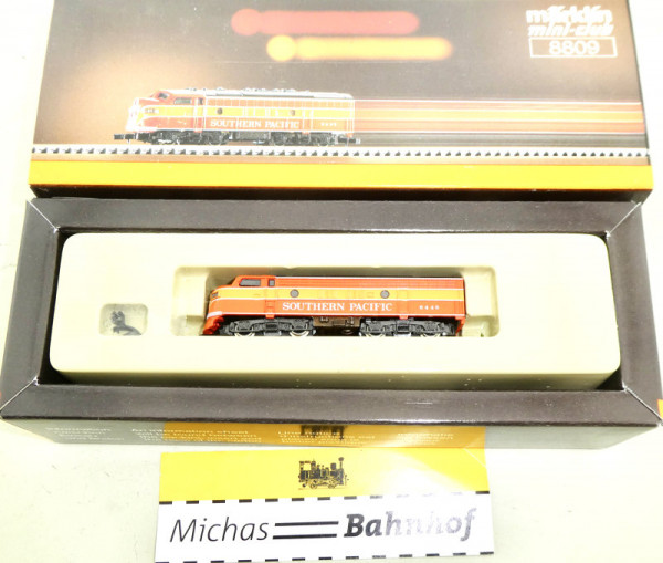 Märklin 8809 F7 Southern Pacific Diesellok defekt Z 1:220 OVP LG2 å