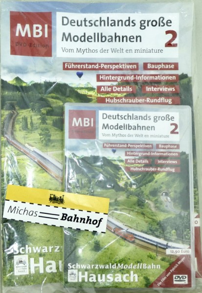 MBI DVD Schwarzwald Modellbahn Hausach Deutschlands große Modellbahnen 2 Heft µ