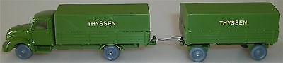 Pritschen Magirus Rundhauber Hängerzug THYSSEN IMU H0 1:87 #84# å