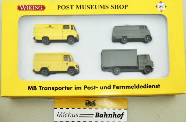 81-23 Wiking MB Transporter im Post- Fernmeldedienst PMS H0 1:87 OVP Li5 å