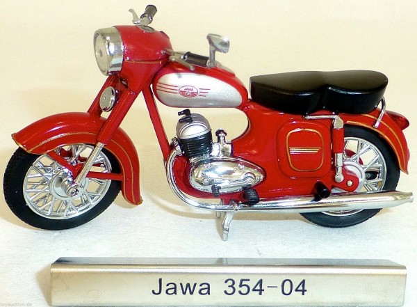 Jawa 354 04 Motorrad rot DDR 1:24 ATLAS 7168104 NEU OVP LA4 µ