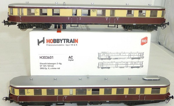 VT 137/VS145 Dieseltriebwagen DRG EPII créme-rot Hobbytrain H303601 NEU KG3 µ *