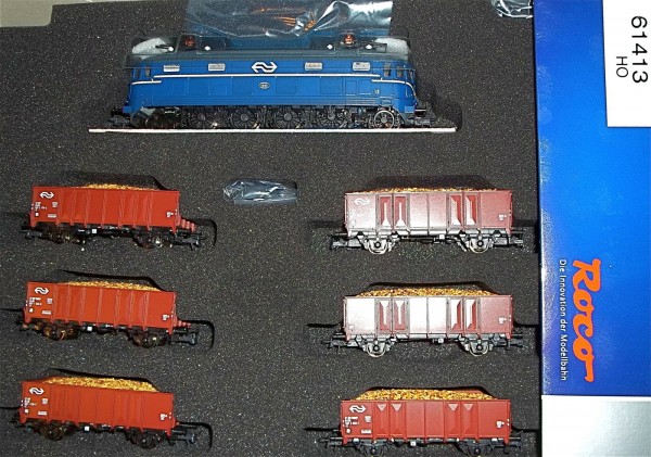 Zugset Rübenzug E Lok 1000 NS EP IV ROCO 61413 DSS OVP neuwertig H0 1:87 µ*