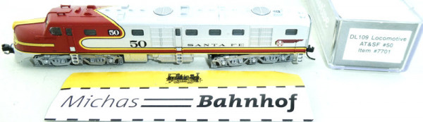 Hobby Quality 7701 DL109 Locomotive AT&amp;SF #50 Walthers N 1:160 OVP #P LB2 å