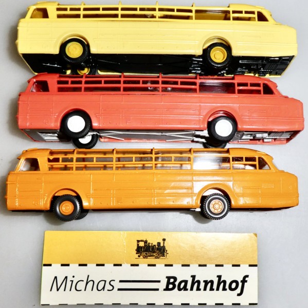 3 x Ikarus 55 Bus SES IMU 1:87 H0 UB2 å