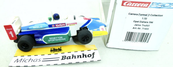 Carrera 71455 Opel Dallara 396 Formel 3 Collection Jarno Trulli/i 1:32 OVP HB4 å