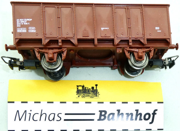 SNCF offener Güterwagen Elo 612 4 106-1 sehr einfach Bauweise H0 1:87 KB6 å