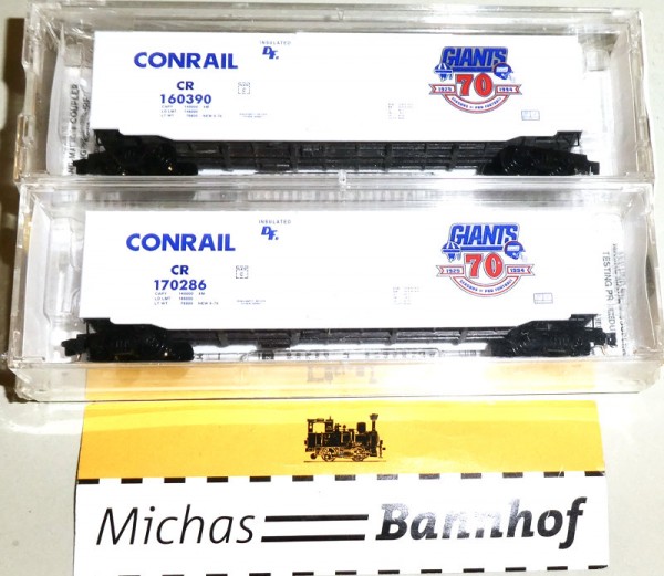 Micro Trains Line 95-23 Conrail NY Giants 2-tlg Special Run N 1:160 +24 å