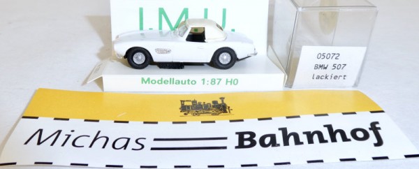 BMW 507 Cabriolet lackiert weiß IMU 1:87 H0 OVP UO å