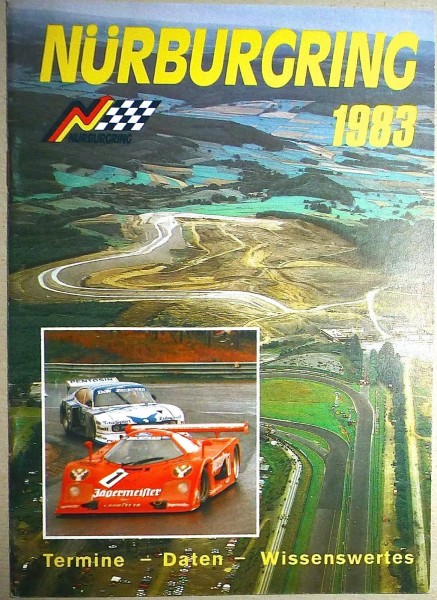 1983 Termine Daten Wissenswertes Nürburgring PROGRAMMHEFT å II06 *