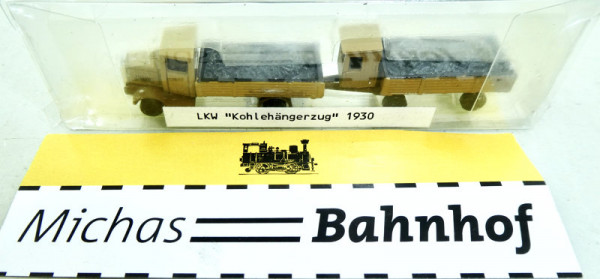 IMU Kohlehängerzug 1930 Metall Kleinserie N 1:160 OVP LA6 å
