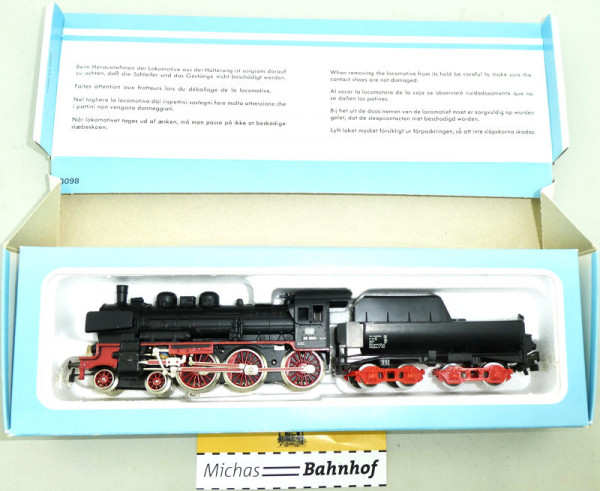 Märklin 3098 BR 38 1807 Dampflok DB Wannentender H0 1:87 Schmuckkarton OVP LH2 å