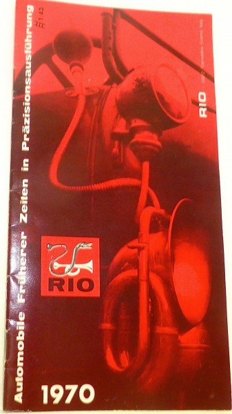 Rio Automobile Katalog 1970 å