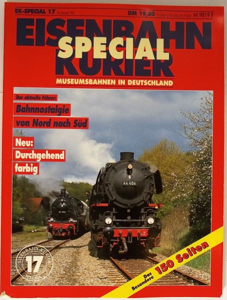 EK-Special 17 Museumsbahnen in Deutschland Neu: Durchgehend Farbig