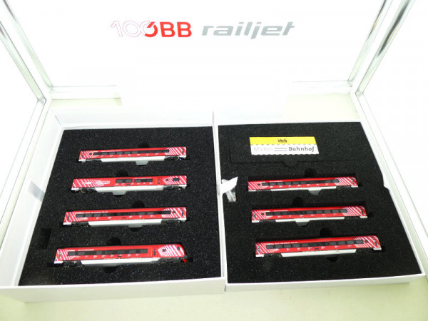 H25227 Hobbytrain Rh1116 ÖBB Railjet 100 Jahre 8-tlg OVP N 1:160 HA4 µ