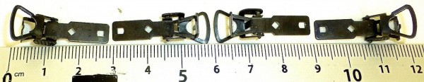 4 Stück Bügelkupplung Piko DDR Metall H0 1:87 OVP å *