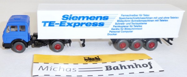 Siemens TE-Express Mercedes LKW Wiking 1:87 H0 UO å