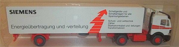 Energieübertragung und -verteilung Schaltgeräte SIEMENS Werbemodell LKW WIKING