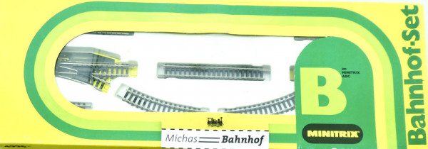 Minitrix 51 4996 01 B Bahnhof Set N 1:160 OVP GD4 å