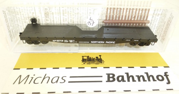 MICRO TRAINS 45250 Northern Pacific 62718 50&#039; Flatcar Fishbelly Side N 1:160 #157L å
