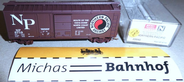 Northern Pacific NP 8719 40´ St Boxcar Micro Trains Line 22040 N 1:160 Ä138 å