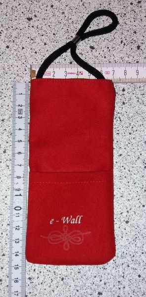 Strahlenschutz HANDYTASCHE für iPhone eWall rot classic Art 01.200 NEU OVP µ