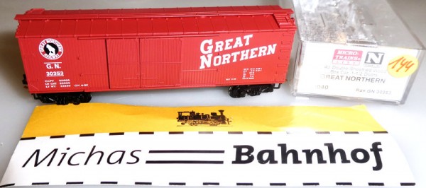 MINX 1044 3M Minnesota 40&#039; Standard Box Car Micro Trains Line 1:160 R165 å