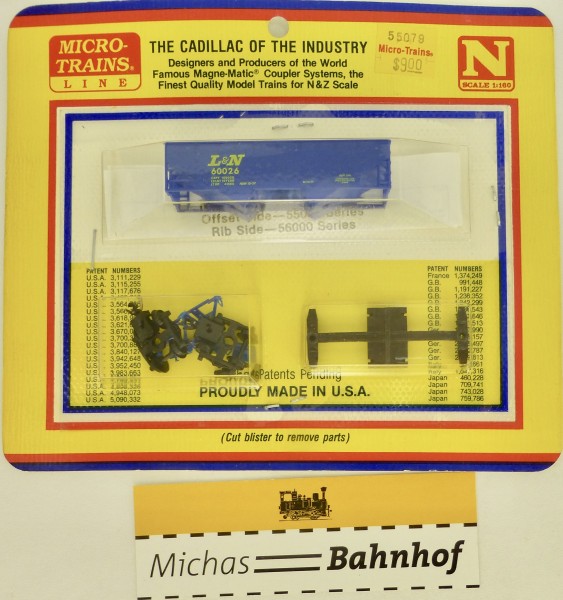 BLISTER KIT L&amp;N. 60026 Offset Side Micro Trains 55079 OVP 1:160 å