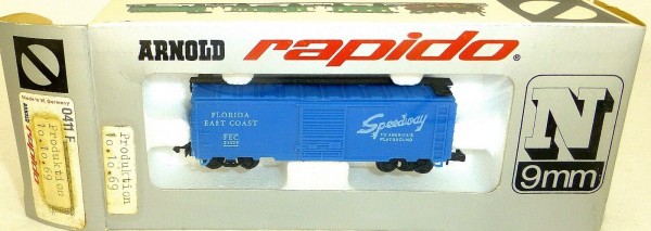Florida East Coast Speedway 10.10.69 ARNOLD rapido 0411F N 1:160 OVP HU3 å *