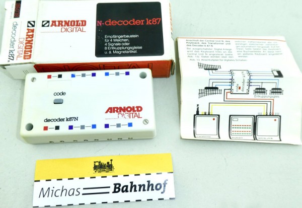Arnold 86078 k87N Digital Decoder Signale Weichen OVP 1:87 H0 HR3 å